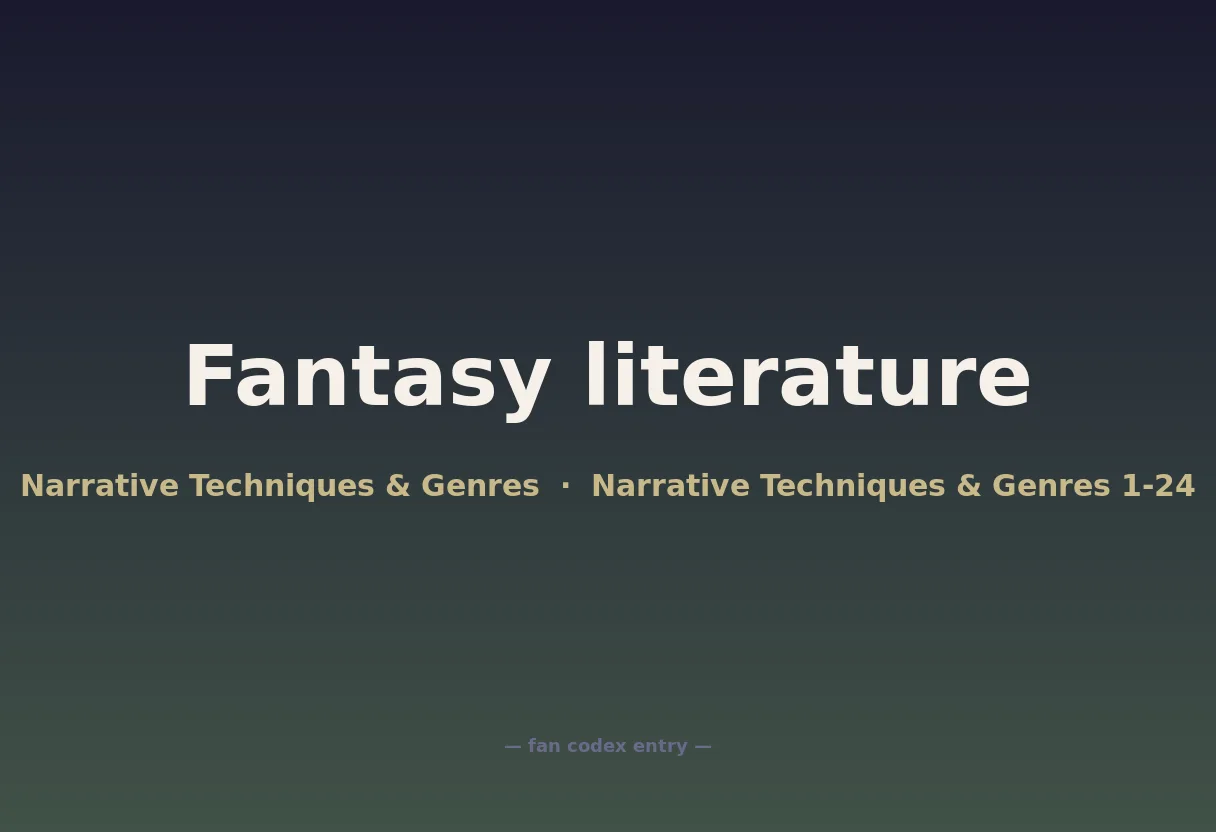 Fantasy literature