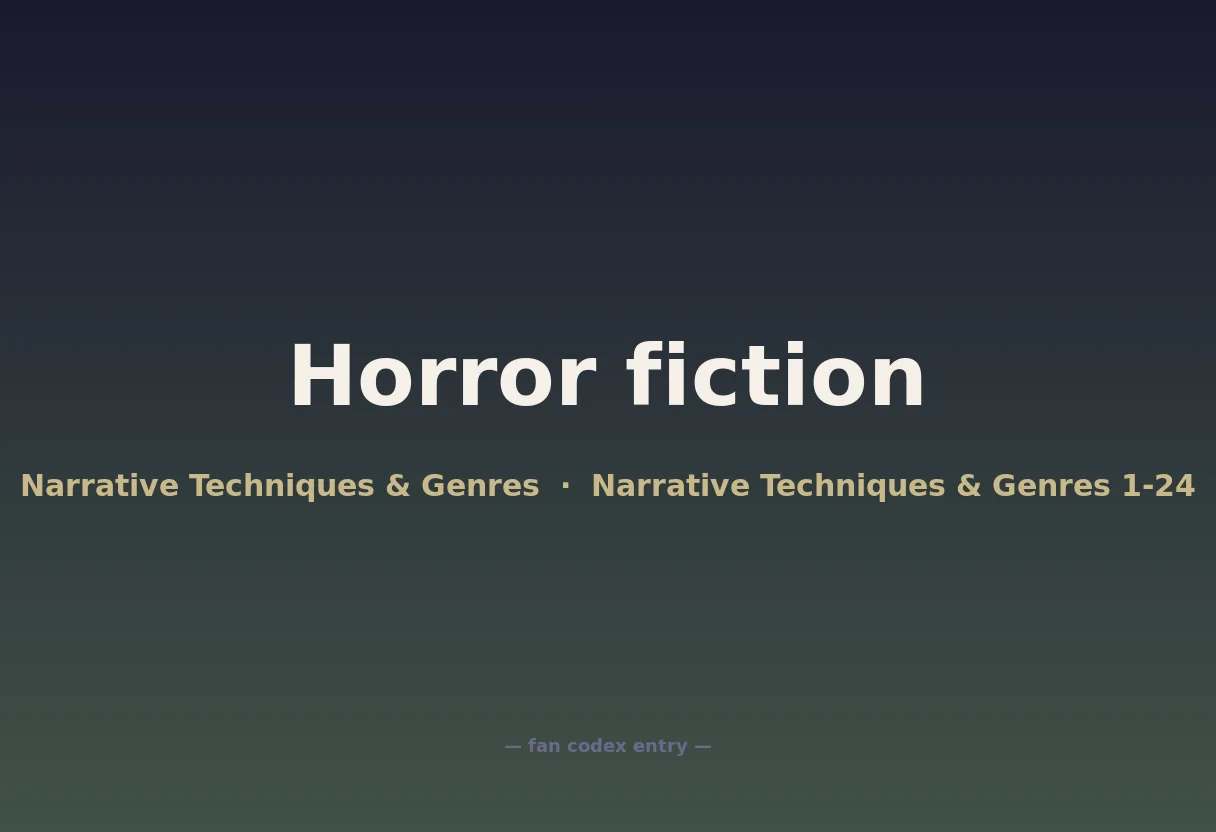 Horror fiction